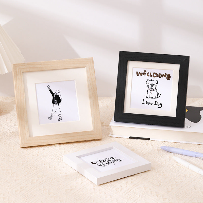3-Pack Mini Wooden Frames Set